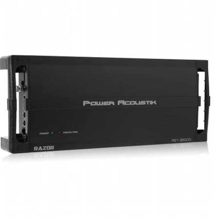 Power Acoustik Rz1_3500D Razor Series Class D Full-Range & Monoblock Amp (900W X 1 @ 4_, 3,500W Max)
